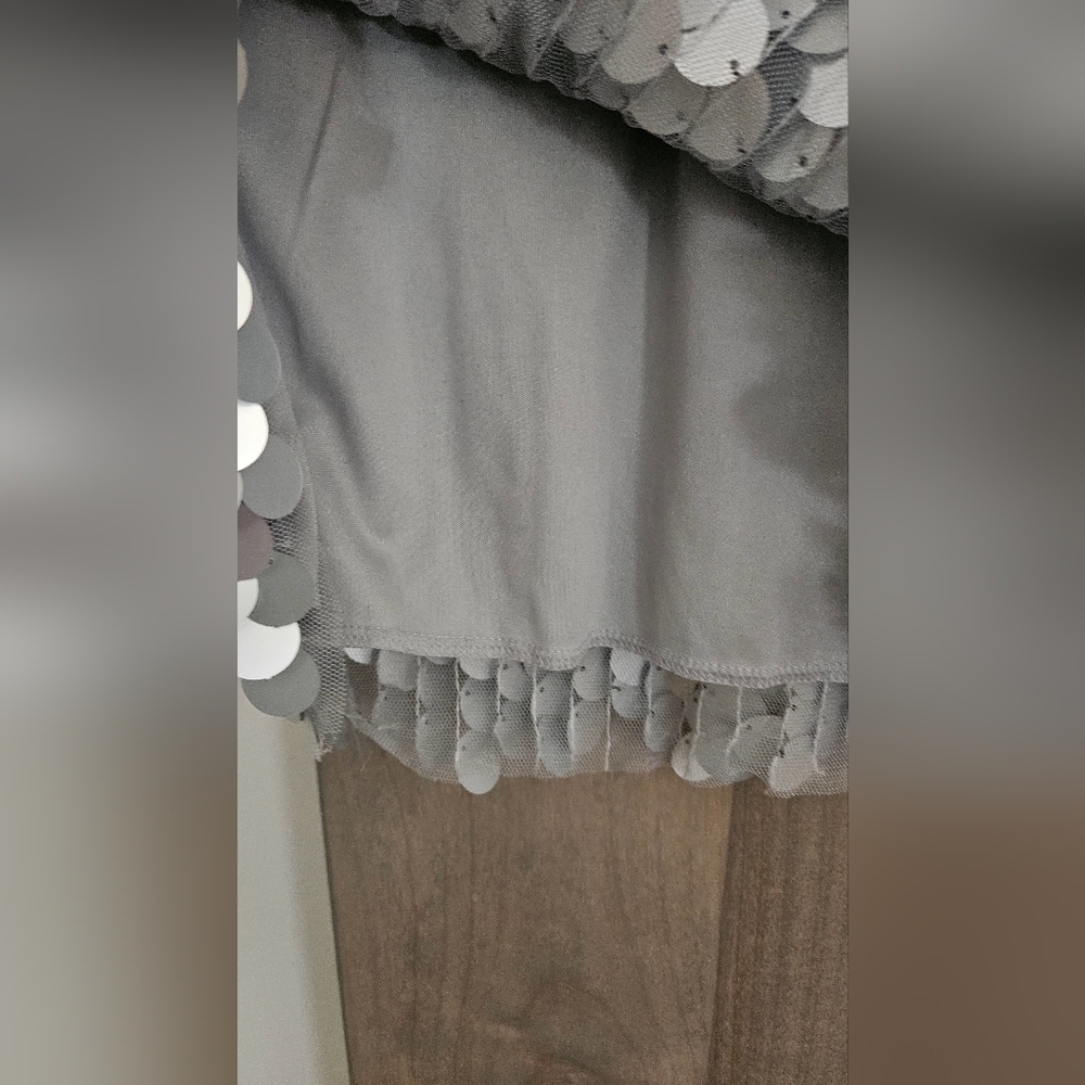 NWT Maeve Black & Silver Sequin Mini Dress XS Party Cocktail Holiday - Picture 12 of 16